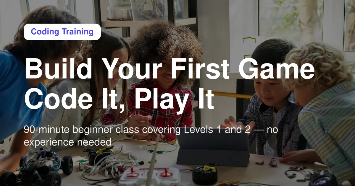 Roblox Coding for Kids: Level 1-2, 90-Minute Class